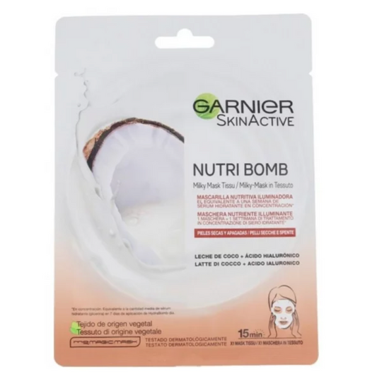 MASQUE FACIAL HYDRATANT SKINACTIVE NUTRI BOMB GARNIER ÉCLAIRCISSANT