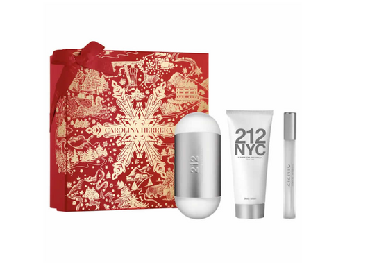 Coffret Triple Carolina Herrera 212 NYC Eau de Toilette - 3 Produits