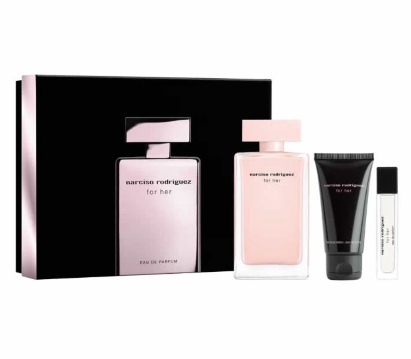 Coffret Narciso Rodriguez For Her Eau de Parfum - 3 Produits